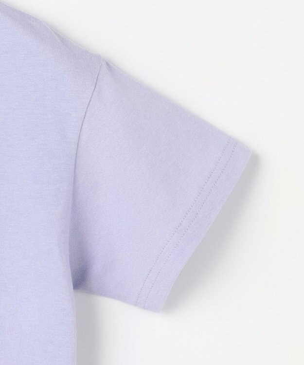 ANY KIDS 【綿100%】ドロップショルダーミラクルスパンコールTシャツ サックスブルー×ケーキ