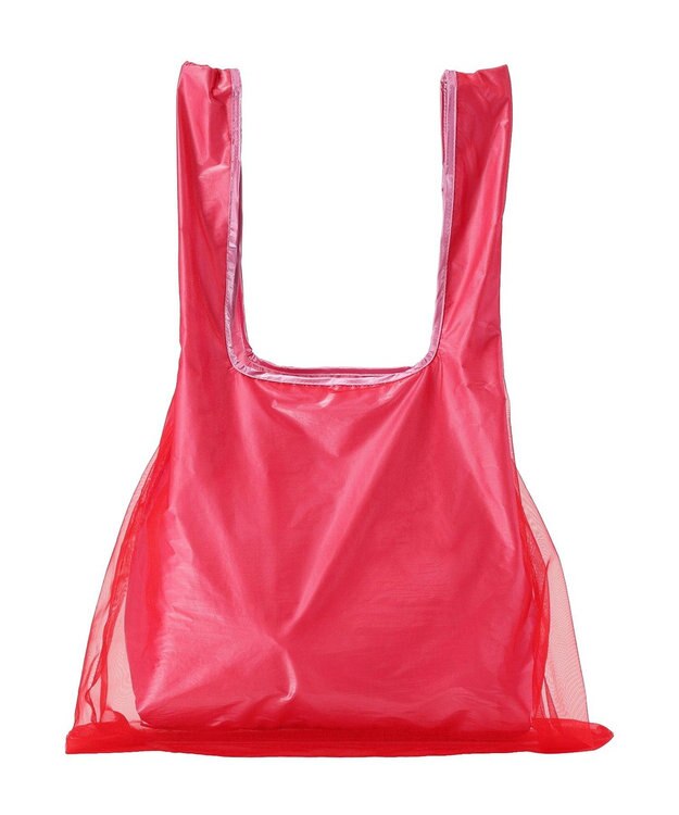 Green Parks チュールレイヤードポケッタブルバッグ Pink