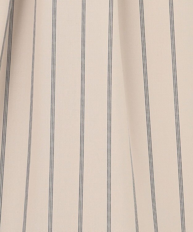 組曲 S 【WEB限定】コットンポリエステルタイプライター セットアップ ベージュストライプ系1