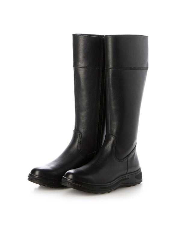 ing <ing>【WEB限定】ボリュームソールロングブーツ ブラック