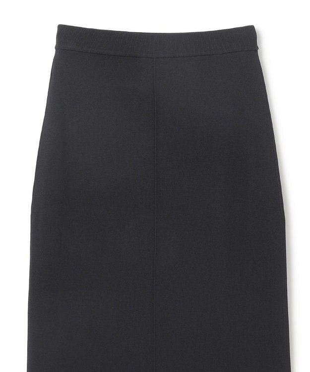 UNFILO スゴ機能美ニット Iラインスカート ブラック