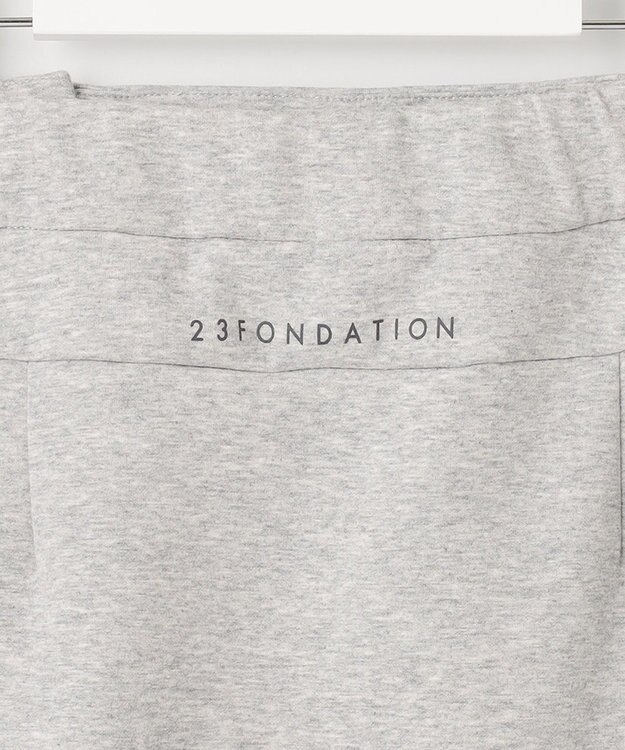 23区GOLF 安心の長めの着丈【23Fondation/WOMEN】スクエア スカート ライトグレー系