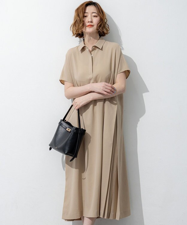 23区 【先行予約】ドライ2WAYツイル ワンピース ベージュ系