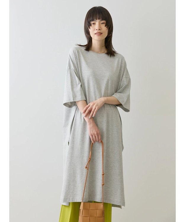 AMERICAN HOLIC サイドスリットカットワンピース2 Light Gray Mixture