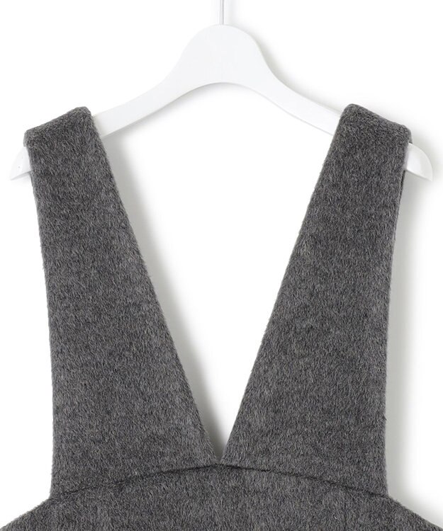 23区 【SACRA】 アルパカモヘヤシャギー ワンピース グレー系