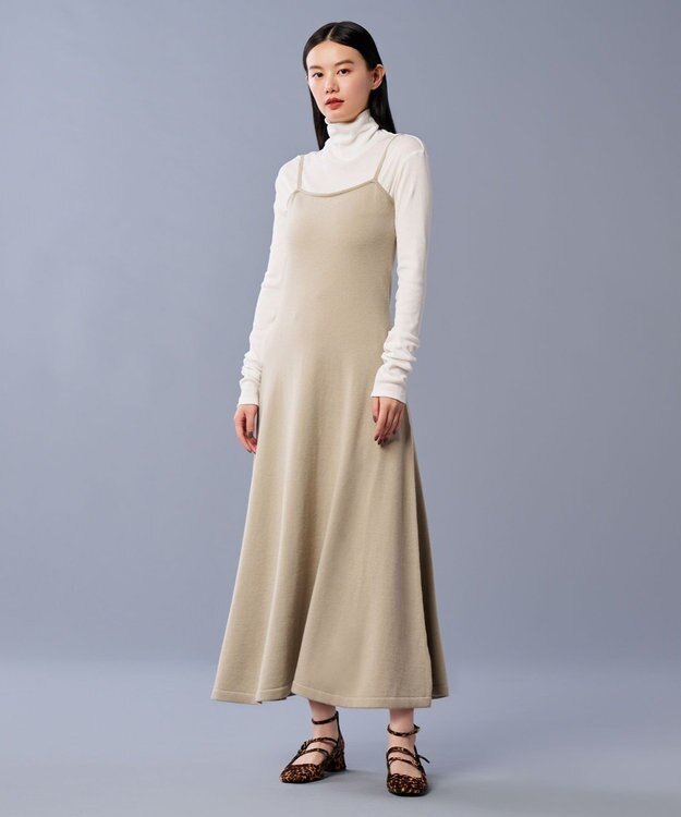 uncrave アルビニスタシフォンテレコ ハイネックカットソー（uncrave STANDARD） オフ