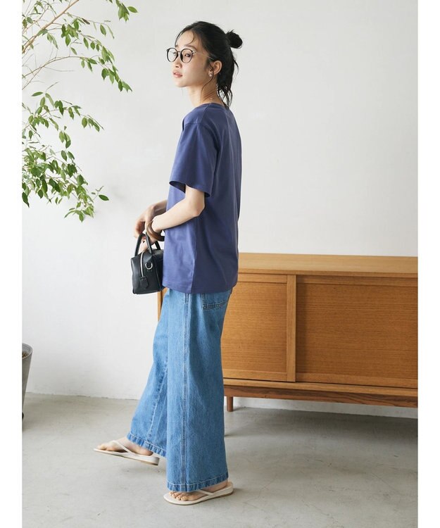 CRAFT STANDARD BOUTIQUE 【ＵＶカット】ＦＡＶＯＲＩＳＥ　ＴＥＥ Blue