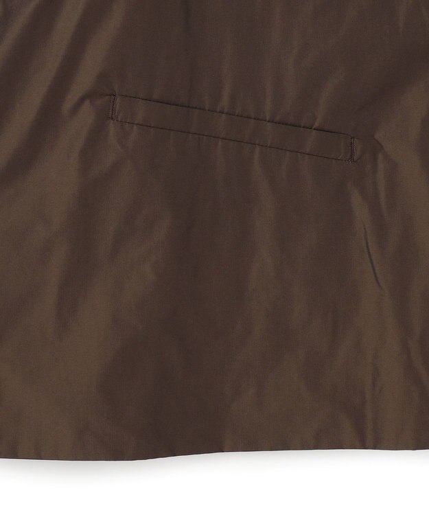 uncrave メモリータフタ ジャケット ブラウン