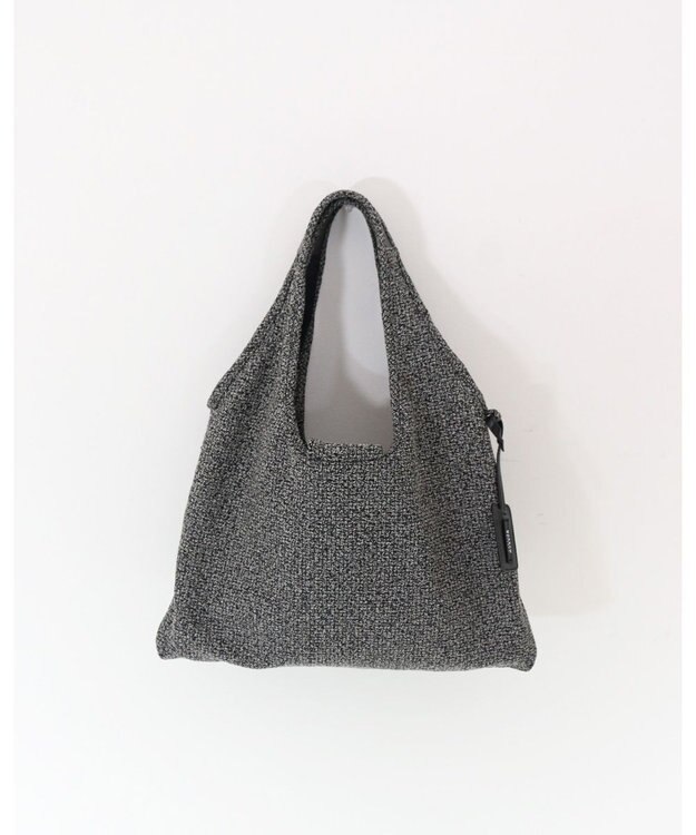 MORROW by thank 【A4サイズ収納可/軽量】DREW W トートバッグ ブラック　ミックス