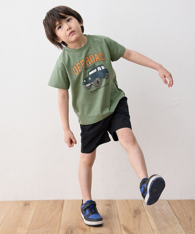 ANY KIDS 水陸両用 ハーフパンツ ライム