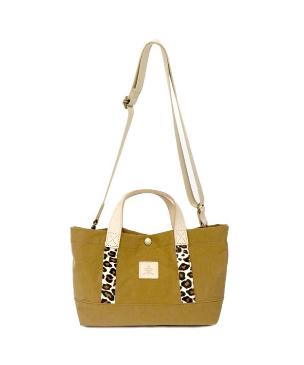 Regalo Felice 【軽量 / 秋冬にオススメ / 2way】トート小 / REGALO BE(ベージュ×ホワイトレオパード)