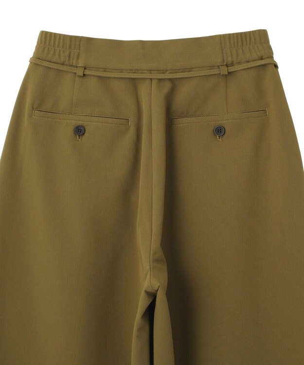 AMERICAN HOLIC リボン付きタックワイドパンツ Khaki