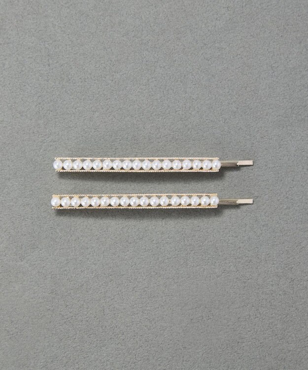 Phoebe 2setプチパールヘアピン ホワイト