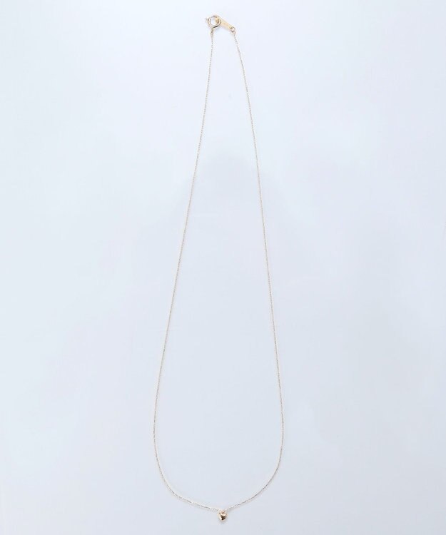 Phoebe 【K10】ワントップハートネックレス/全長:40cm ゴールド