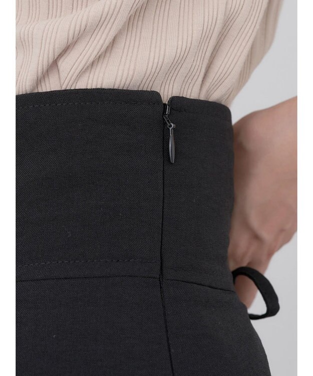 earth music&ecology バックレースアップスカート Dark Brown