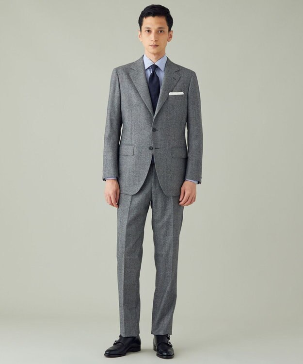 GOTAIRIKU 【山栄毛織】48クロス スーツ ライトグレー系4