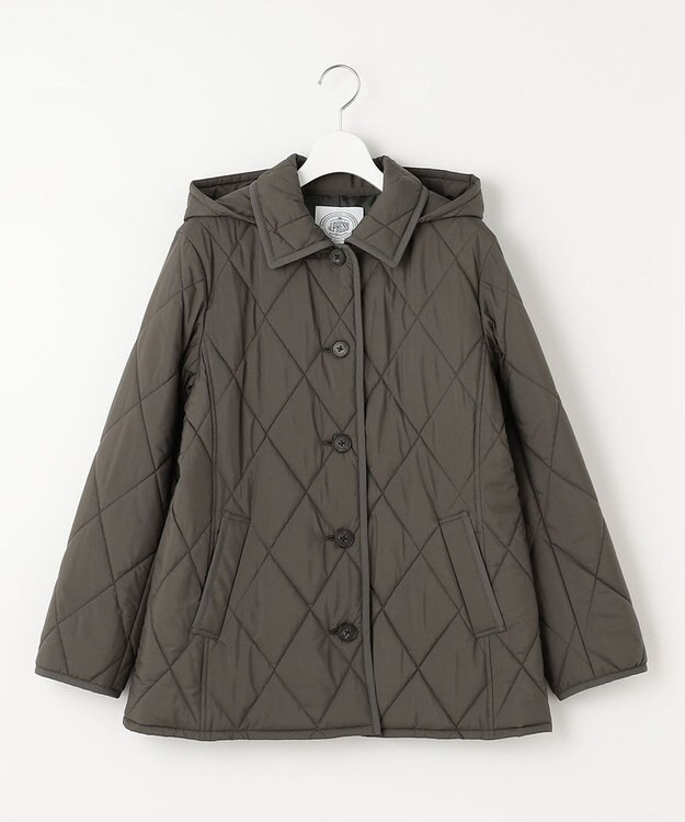 J.PRESS LADIES S 【抗菌防臭】コンパクトタフタプレミアム撥水 ショート アウター グレー系