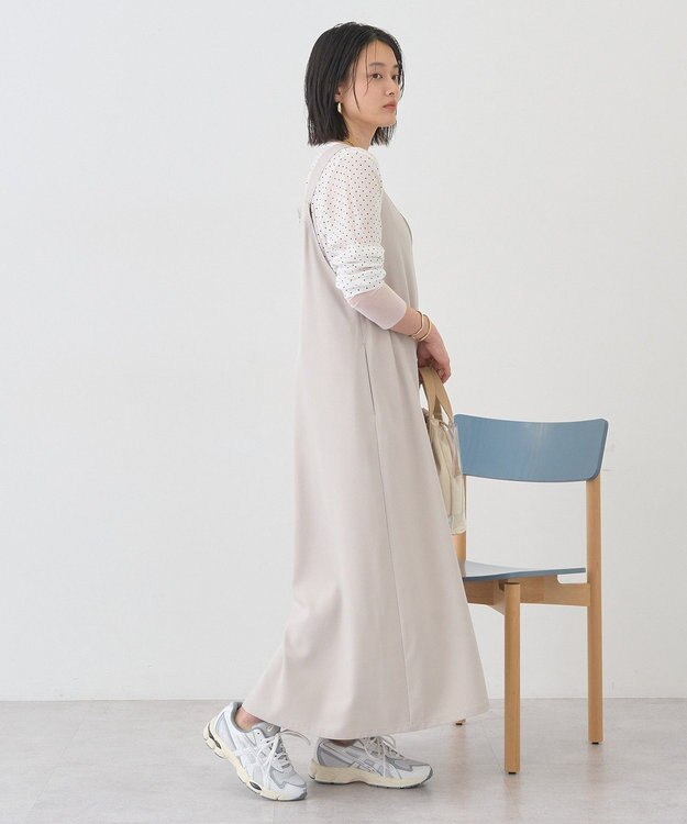 AMERICAN HOLIC 【前後2WAY】ZIPジャンスカ Gray Beige