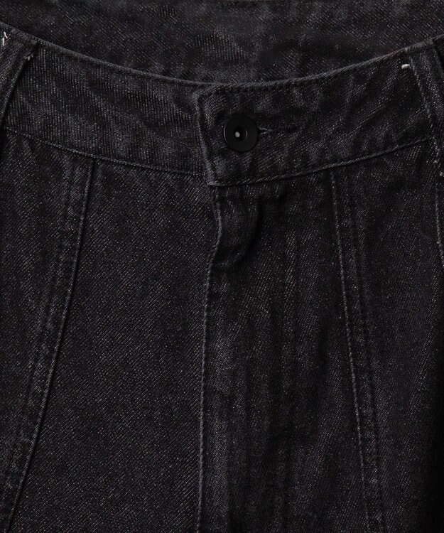 WEGO スーパービッグバレルレッグデニムパンツ ブラックその他