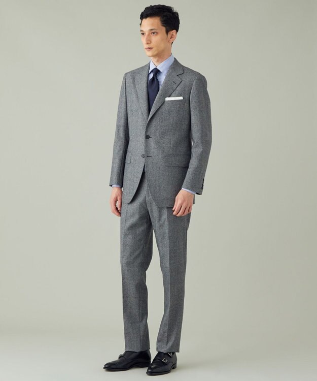 GOTAIRIKU 【山栄毛織】48クロス スーツ ライトグレー系4