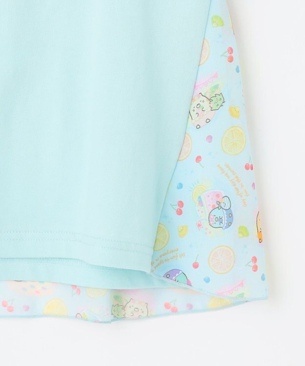 ANY KIDS 【WEB限定/すみっコぐらし】バックシャンTシャツ ライトブルー