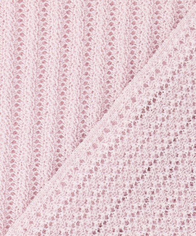 組曲 L 【先行予約・前後着用可】レーシーニット カーディガン スプレーピンク系