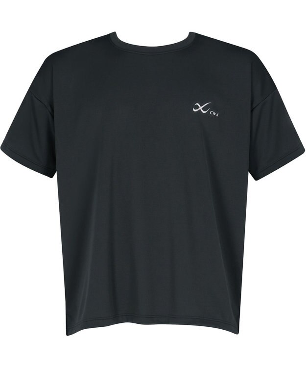 CW-X 【UNISEX】 CW-X 【一般医療機器】 リカバリーウェア 【＆RECOVERY】 アウタートップス 半袖（3分袖） 疲労回復 運動前後 日常生活 ユニセックス RLR105/ワコール ブラック
