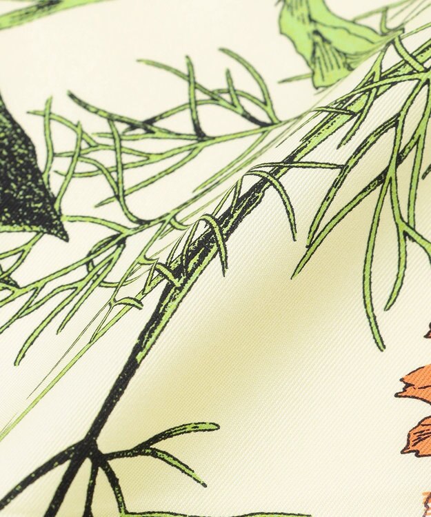 23区 manipuri ハーバルガーデン シルク スカーフ イエロー系