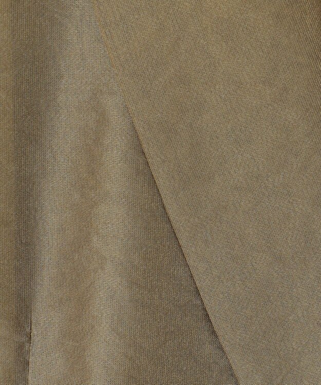 uncrave シアーオーガンジー テーラードジレ カーキベージュ