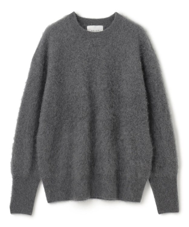 BEIGE， BRANCHI / カシミヤクルーネックニット C Gray
