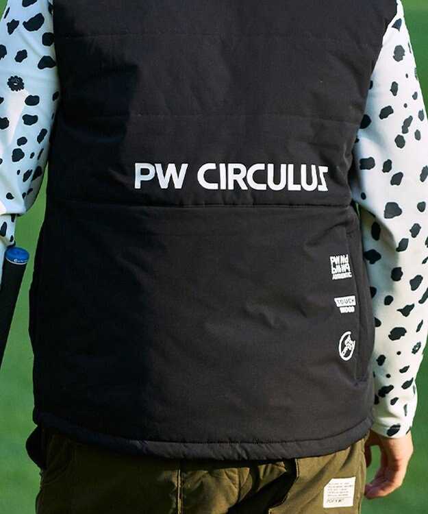 PW CIRCULUS 【MEN】中綿ベスト ブラック系