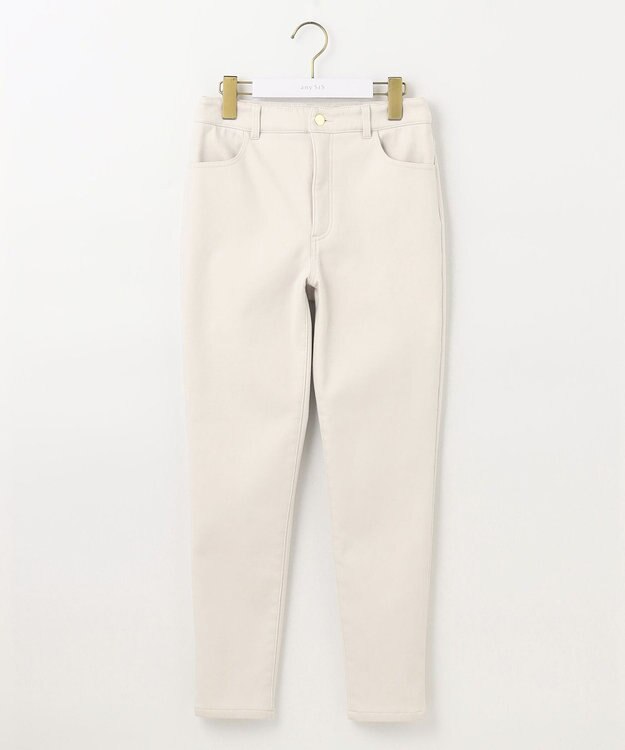 ANY SIS 【洗える/裏起毛】スフレ デニム アイボリー