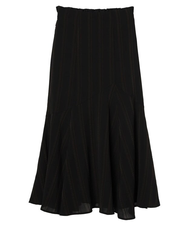 Green Parks ・ＥＬＥＮＣＡＲＥ　ＤＵＥ　ストライプマーメイドスカート Black