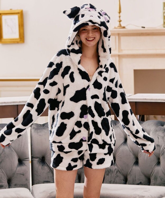 San-ai Resort（三愛水着楽園） 【SALE】温活にもぴったり！クロミショートパンツセット 【northerly】【サンリオキャラクターズ×San-ai Resortコラボ】 ブラック