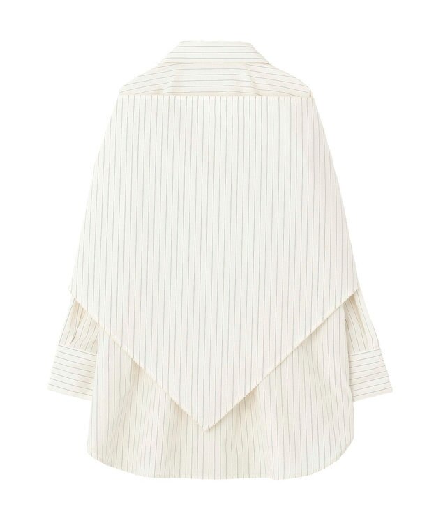 earth music&ecology 【SET ITEM】スカーフ付きスキッパーシャツ Stripe