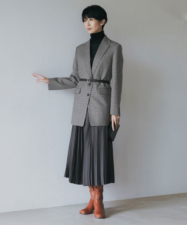 ICB ストレッチショートブーツ テラコッタ系