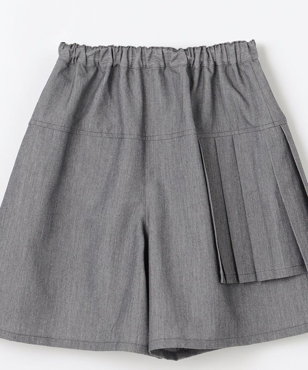 組曲 KIDS 【110-140㎝】プリーツ ショートパンツ グレー