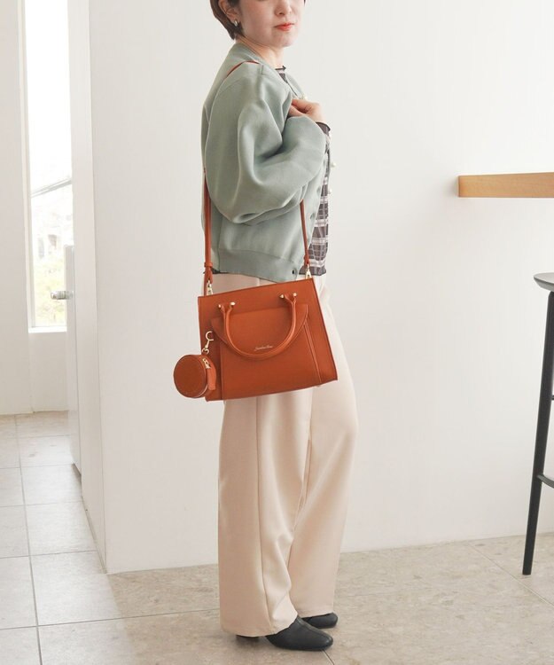 ACE BAGS & LUGGAGE Jewelna Rose ヴィクシー ハンドバッグ 16232 ジュエルナローズ オレンジブラウン