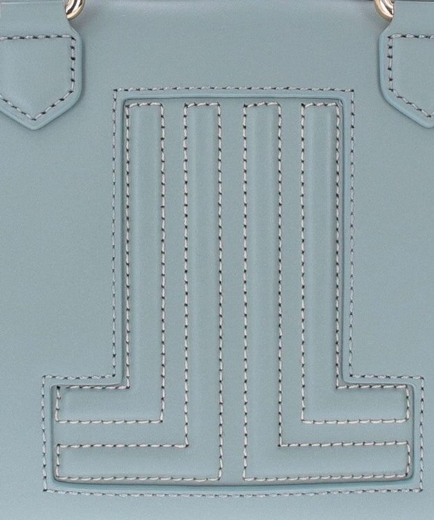 LANVIN en Bleu ヴィジュ 2wayボストンバッグ グレイッシュブルー