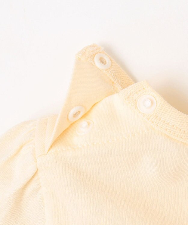 組曲 KIDS 【80-100㎝】フレアラッフル Tシャツ クリーム