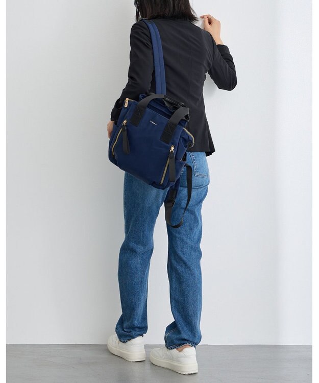 MioFIRANO はっ水軽量ナイロン2WAYリュック　FIRANO フィラノ NAVY