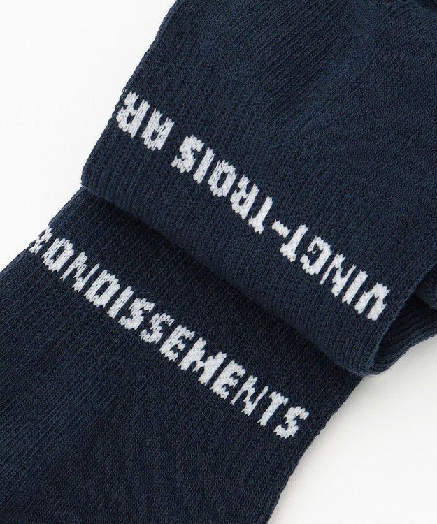 23区GOLF 【MEN】ハイソックス ネイビー系