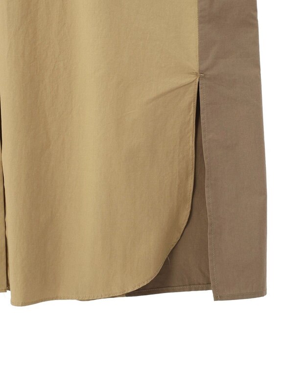 YECCA VECCA ベルト付きスキッパーシャツワンピース Beige