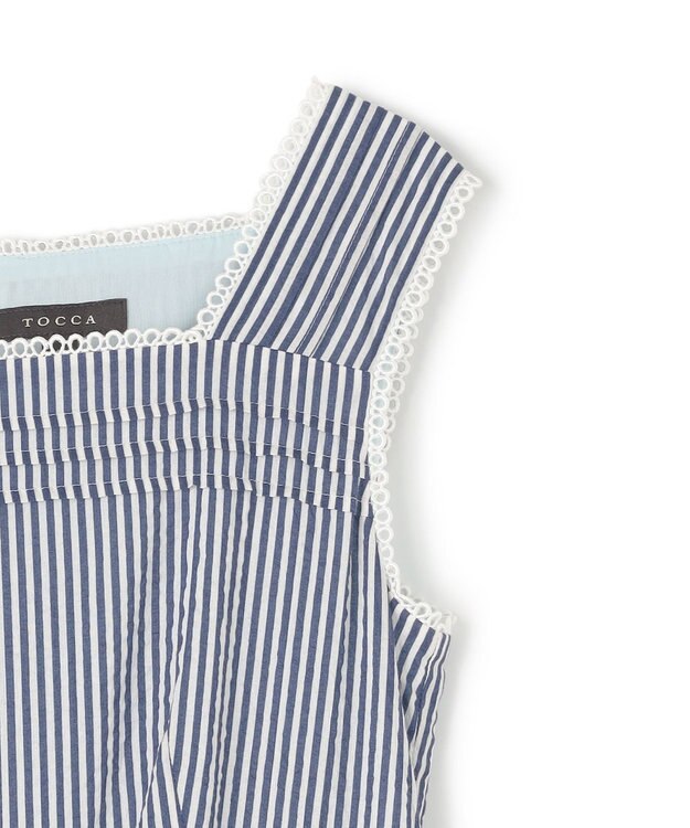 TOCCA 【美人百花掲載】【00サイズあり・速乾・消臭・洗える】WAVES ドレス ブルー系5