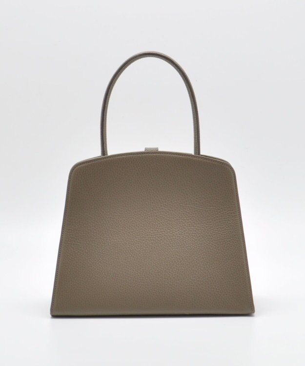 blancle シュリンクレザー ワンハンドルフォーマルバッグ トープ