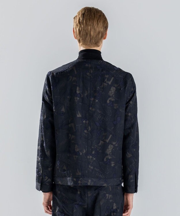 JOSEPH HOMME 【新柄】モロッカンジャガード ジップアップブルゾン ブラック系5