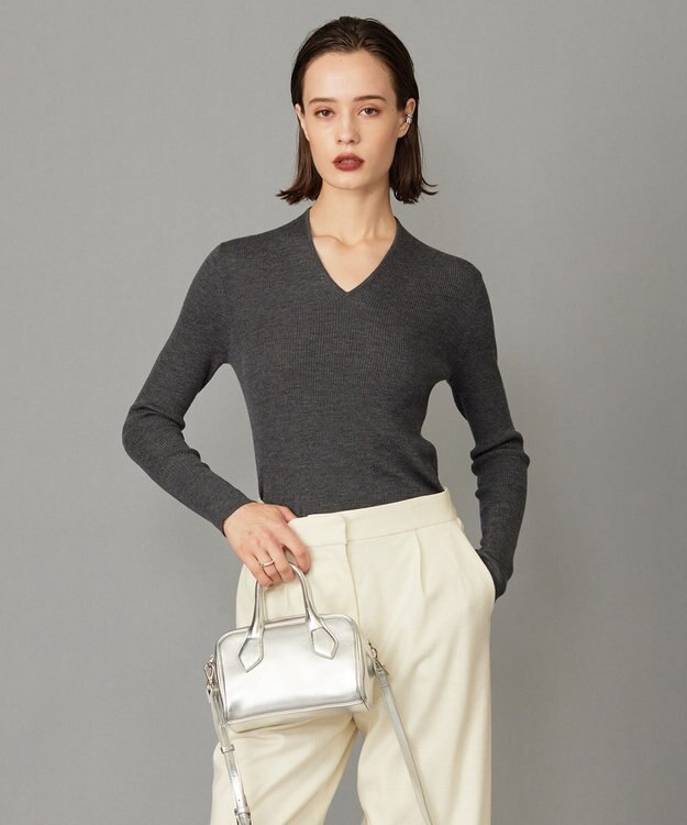 ICB ミニボストンショルダー シルバー系