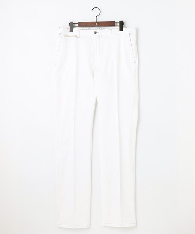 JOSEPH ABBOUD 【キングサイズ・カラー豊富】人気！ウエストも伸びる！ オーガニックストレッチパンツ ホワイト系