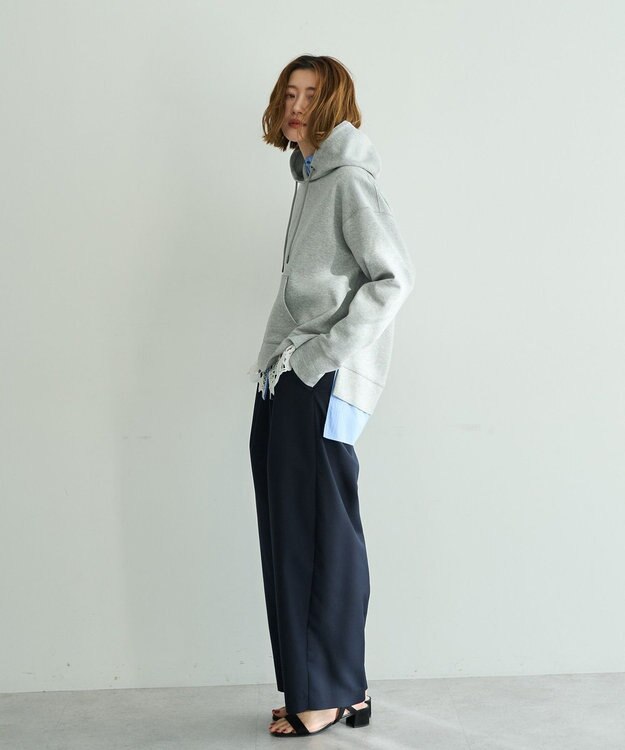 YECCA VECCA ダンボールフーディー Gray Mixture