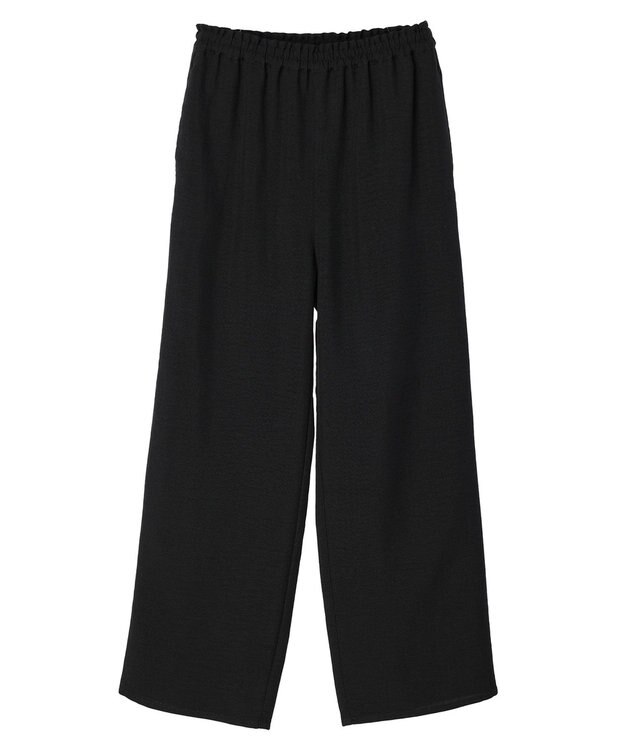 earth music&ecology ギャザーパンツ Black